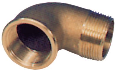 Messing 90&deg; knie, 1/4", binnen- & buitendraad - 000092a 72dpi - 9000092A