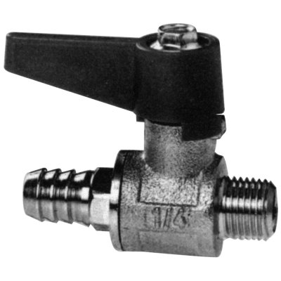 Messing-verchroomde mini-kogelkraan met tule 12mm, 1/4", binnen- & buitendraad - 001134a 72dpi - 9001134A