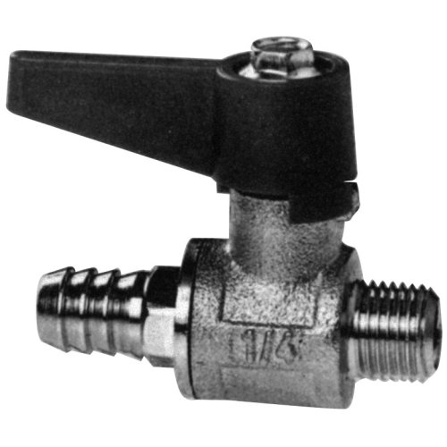 Messing-verchroomde mini-kogelkraan met tule 12mm, 1/4", binnen- & buitendraad - 001134a 72dpi - 9001134A