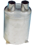 RVS waterlock, verticaal, slangaansluiting &Oslash;60mm, H=200mm, &Oslash;160mm - 003400 72dpi 5 - 9003600