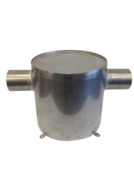 RVS waterlock, verticaal, slangaansluiting &Oslash;60mm, H=300mm, &Oslash;300mm - 003900 72dpi 3 - 9003601