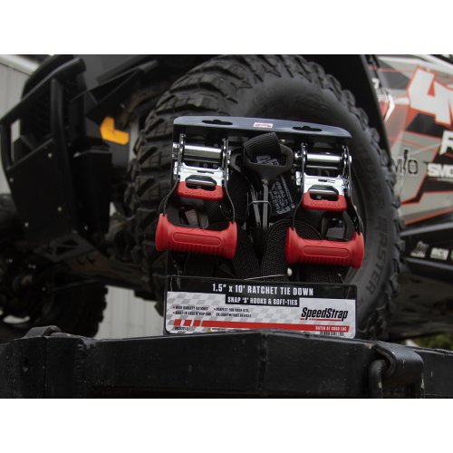 Speedstrap 38 mm Ratchet Tie-down, haak en lus, 300 cm, zwart, 2 st. - 00631016 5 - 900631016