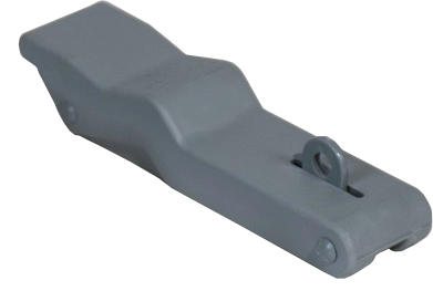 Overvalsluiting elastisch antirammel voor hangslot, grijs  150x36mm - 012270 72dpi - 9012270