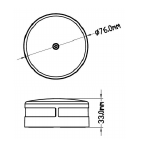 Positielantaarn LED, gepolijst RVS 304 huis; 10-30V; rood/groen, 2x112.5&deg; - 015555 1 2 - 9015557