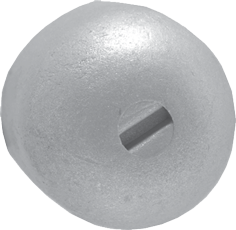 Aluminium anode Mercruiser/Sterndrive Alpha One en Bravo 1/2/3, Button (OEM 55989) - 017006a 72dpi - 9017006A