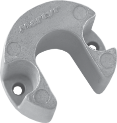 Magnesium anode Mercruiser/Sterndrive Bravo 1/2/3 (Gen II), Lift-Ram Horseshoe (OEM 806190) - 017010m 72dpi - 9017010M