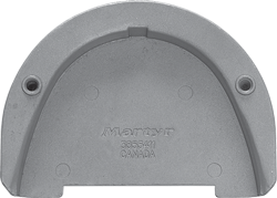 Aluminium anode Volvo Penta sterndrive, transom plate voor SX-drive (OEM 3855411) - 017031 72dpi - 9017031A