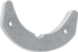 Aluminium anode OMC/Johnson/Evinrude, Small Horse Shoe (OEM 392462) - 017085a 72dpi - 9017085A