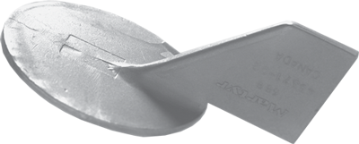 Aluminium anode Yamaha outboard, skeg (OEM 688-45371-02) - 017102 72dpi - 9017102A