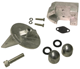 Aluminium Anode kit Navalloy, Alpha 1 Gen 1 (no power) - 017662a 72dpi - 9017662A