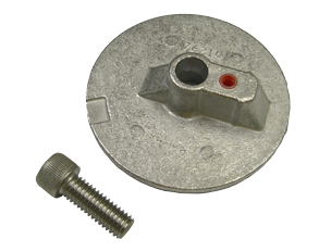 Navalloy Mercury Anode; Trim Tab Anode Flat (No Thread) - 017677a 72dpi - 9017677A