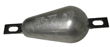 Navalloy Commercial Hull Anode; 0.9Kg Pear Strap - 017699a 72dpi 1 - 9017699A