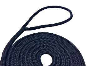 16-Voudig gevlochten fenderlijnen met handgemaakte oogsplits 10mm blauw, L=3m - 020910 - 9020910