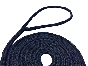16-Voudig gevlochten fenderlijnen met handgemaakte oogsplits 10mm blauw, L=3m - 020910 - 9020910