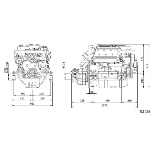 Sol&eacute; Scheepsmotor Mini 74 met TM345, R=2.47:1 - 022171 01 72dpi - 9022171