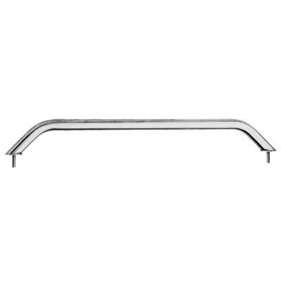 RVS Handreling met M8-draadeinden, &Oslash;22mm, H=55mm, L=450mm - 024301 72dpi - 9024301
