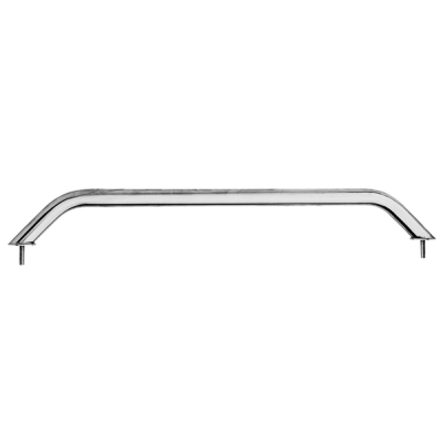 RVS Handreling met M8-draadeinden, &Oslash;22mm, H=55mm, L=610mm - 024302 72dpi - 9024302