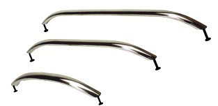 RVS Handreling met M8-draadeinden, &Oslash;25mm, H=50mm, L=400mm - 024306 72dpi - 9024306