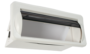 Kunststof radioklep met inschuivende klep, inclusief pakking, 241x102x25(114)mm, wit - 024346 01 72dpi - 9024346