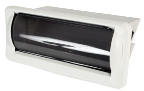 Kunststof radioklep met inschuivende klep, inclusief pakking, 241x102x25(114)mm, wit - 024346 72dpi - 9024346