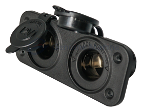 Waterdichte DC inbouw stopcontact, 2x 12V ingang (dubbel) - 025326 1 72 dpi - 9025326