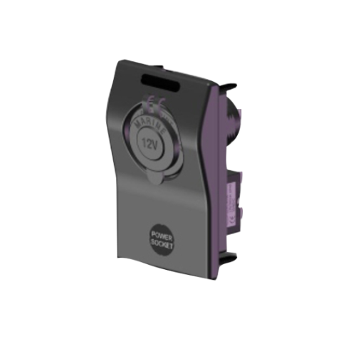 Enkel werkend schakelpaneel, 60x100mm, volt meter - 025330 72dpi - 9025333