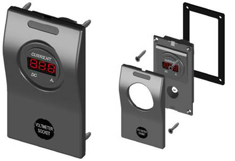Enkel werkend schakelpaneel, 60x100mm, amp&egrave;re meter - 025335 72dpi 1 - 9025335