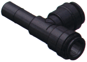 SeaTech Quick-connect T-stuk insteekbaar, &Oslash;15x&Oslash;15x&Oslash;15mm (pijp) - 037160 72dpi - 9037160