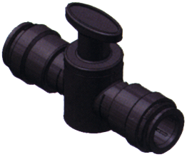 SeaTech Quick-connect verbindingsstuk met kraan, &Oslash;15x&Oslash;15mm - 037185 72dpi - 9037185