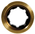 Schroefbaar bronzen tussenlager met inwendige draad en Phenol lagerbus, &Oslash;40mm & koker &Oslash;55mm - 040040 1 72dpi - 9040040