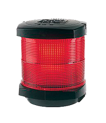 Hella Serie 2984 signaallamp, 12V/25W, 360&deg;, BSH-2NM, zwart huis met rode lens - 041166 72dpi - 9041166