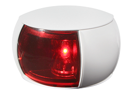 Hella NAVILED Bakboordlantaarn, 9-33V, 112,5&deg;, BSH-2NM, wit huis met rode lens - 041353 72dpi - 9041353