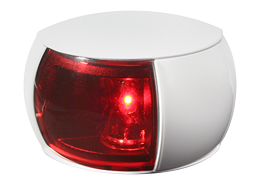 Hella NAVILED Bakboordlantaarn, 9-33V, 112,5&deg;, BSH-2NM, wit huis met rode lens - 041353 72dpi - 9041353