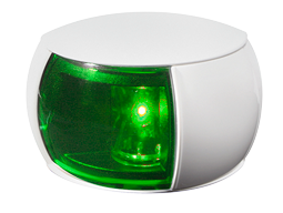 Hella NAVILED Stuurboordlantaarn, 9-33V, 112,5&deg;, 2NM, wit huis met groene lens - 041355 72dpi - 9041355