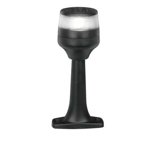 Hella wit rondschijnend toplicht NAVILED 360&deg; BSH -op voet zwart huis compact - 041361 - 9041361