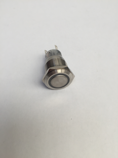 Hella Drukknop  rood  LED 12Volt latching - 041474 72dpi - 9041474