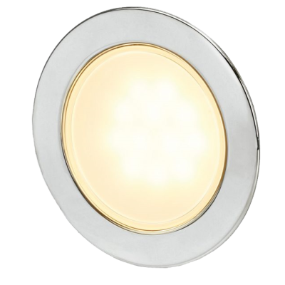 Hella Euroled 95, GEN 2, RVS ring, warm wit, 95mm, rond - 041500 - 9041500