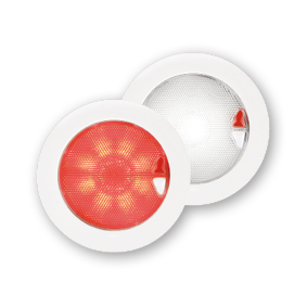 Hella Euroled 150, wit/rood - 041520 totaal - 9041520