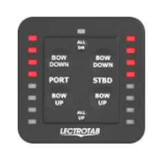 Bedienpaneel met trim tab Indicator, 12V en 24V, zwart - 0470002 72dpi 1 - 90470002