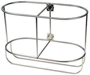 RVS Fenderhouder, recht model voor 2 fenders, A=540mm, B=430mm (Comet 5) - 048751 72dpi - 9048751