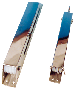 RVS trimbox (bierstrekker) 2x 4 nylon schijven (&Oslash;35mm) - 048950 - 9048960