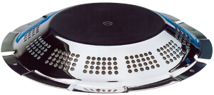 RVS dekventilator 'UFO', &Oslash;185mm, gatmaat &Oslash;85mm - 048976 72dpi - 9048976