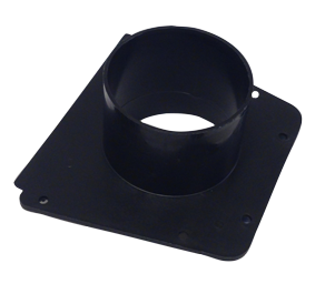 Kunststof Montageplaat met slangaansluiting (&Oslash;76mm) voor luchtschelp 9078123 - 048981 300dpi - 9048981