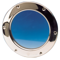 RVS patrijspoort, &Oslash;215mm, vast model met gehard glas, gatmaat &Oslash;166mm - 048991 72dpi - 9048991