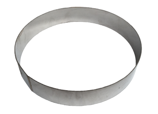 Vulring t.b.v. RVS patrijspoort, &Oslash;215mm, openklapbaar model met gehard glas, gatmaat &Oslash;166mm - 048998 72dpi - 9048998