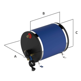 Basis scheepsboiler rond, 850W/30l, gewicht 14kg - 051423 2 1 - 9051430