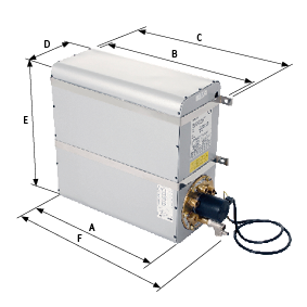 Aluminium scheepsboiler, 550W/20l, rechthoekig model, gewicht 13kg - 051520 2 - 9051520