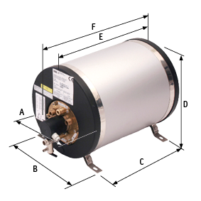 Aluminium scheepsboiler, 1200W/22l, rond model, gewicht 14kg - 051522 2 1 - 9051622