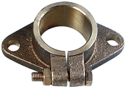 Bronzen montageflens voor schroefaskoker &Oslash;55mm, buitenmaat: &Oslash;90mm - 052040 72dpi - 9052040