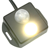 Brightline Infrarood bewegingsschakelaar, model 'PLS-1' PIR DC, 12/24V, ingebouwde LED-Lamp - 056002 01 72dpi - 9056002